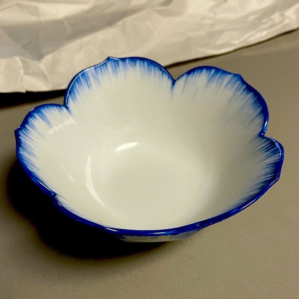 Hand painted Lotus bowl